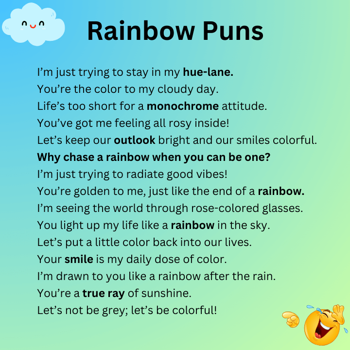 Rainbow Puns