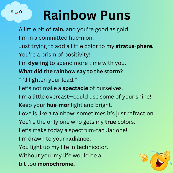 Clever Rainbow Puns