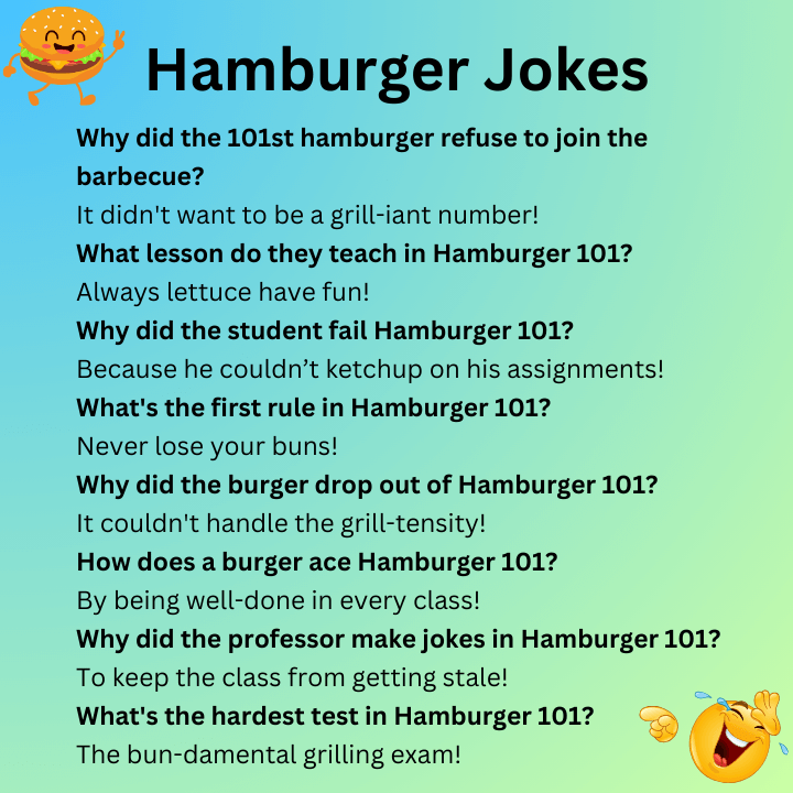 101 Hamburger Jokes