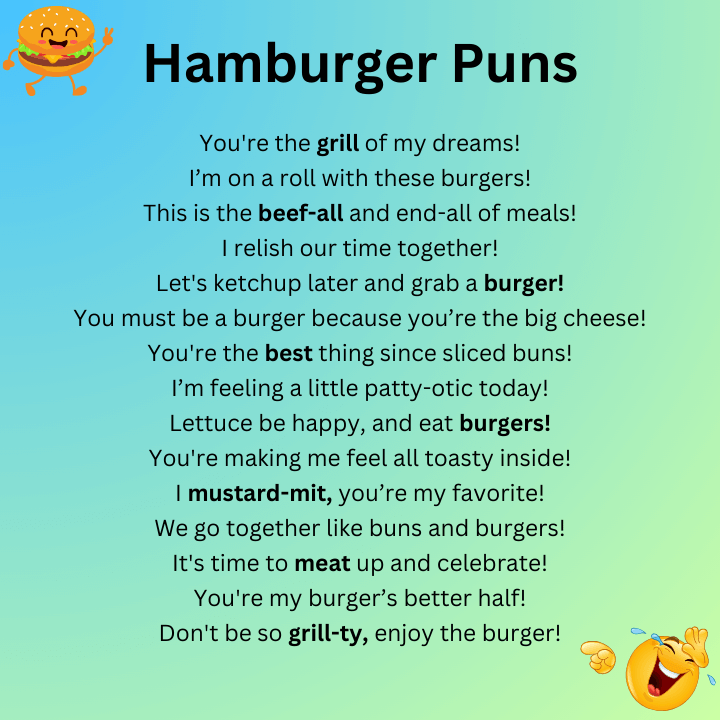 Hamburger Puns