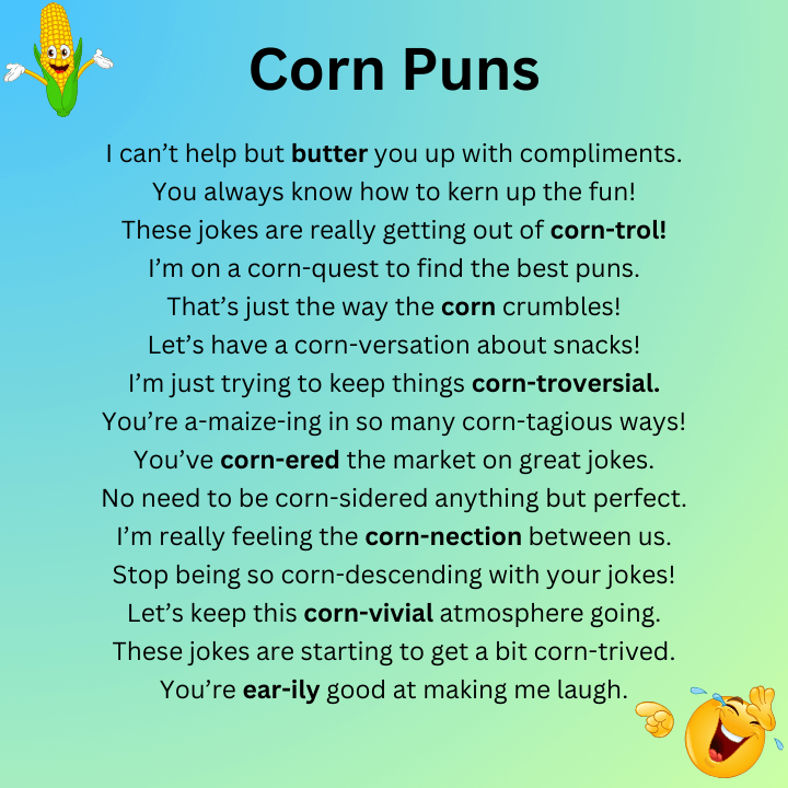 Corn Puns One Liners