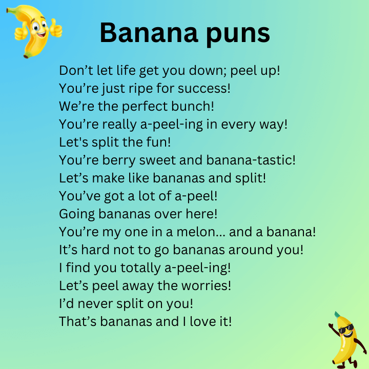 Banana puns 2