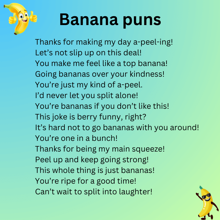 Banana puns 4