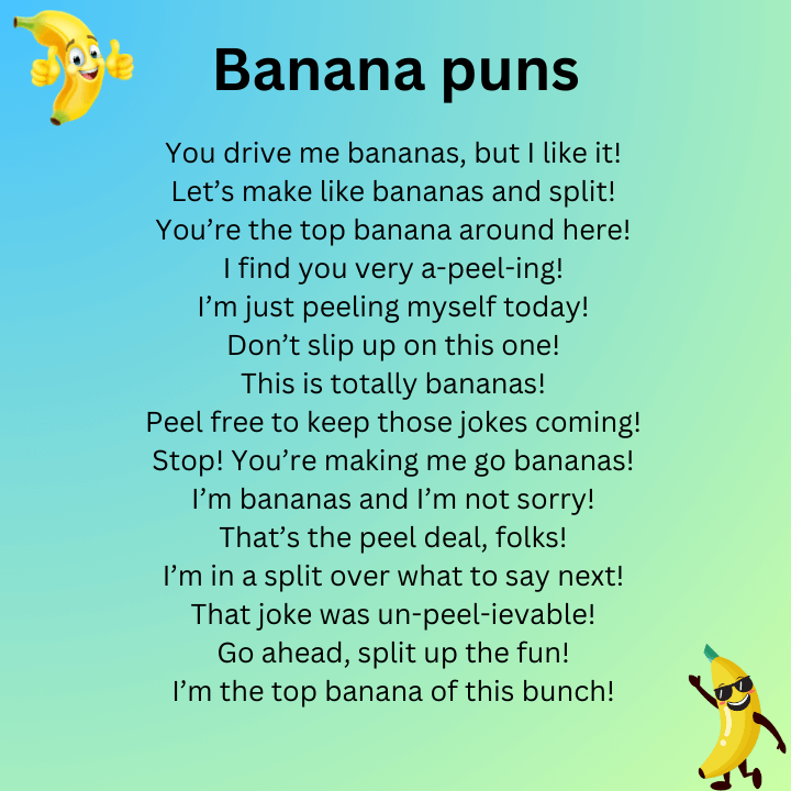 Banana puns 