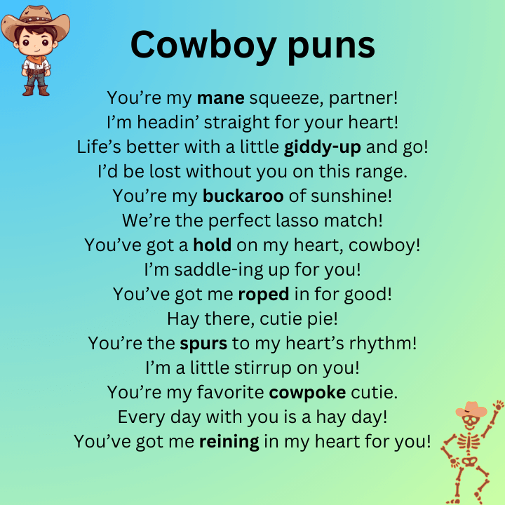 Cowboy Puns