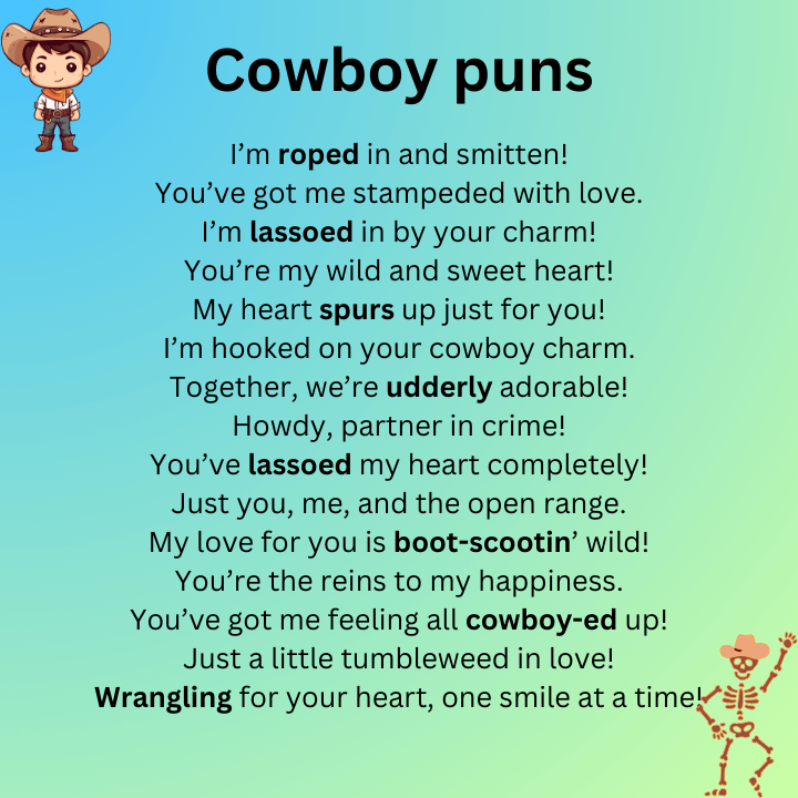 Cowboy Puns