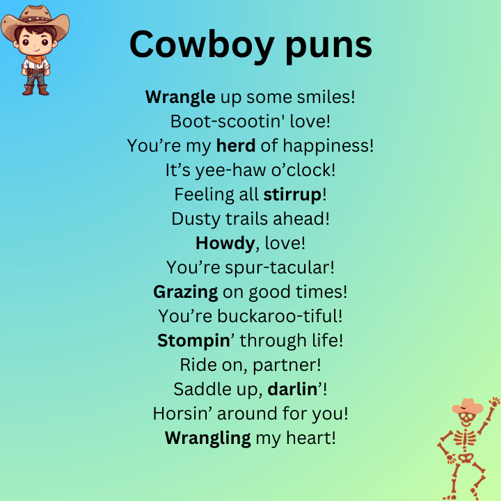 Cowboy Puns