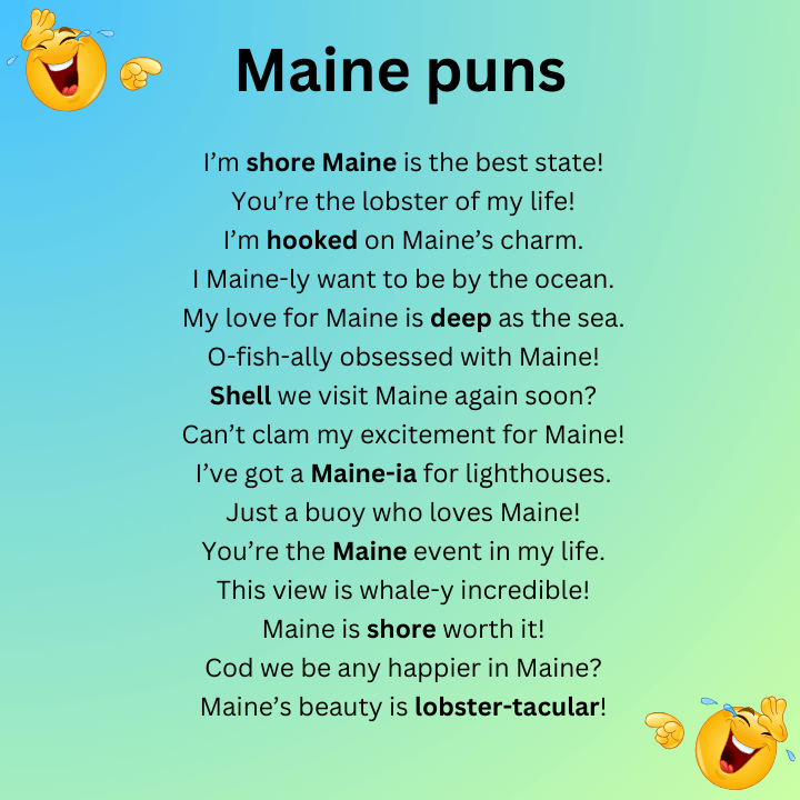 Maine Puns