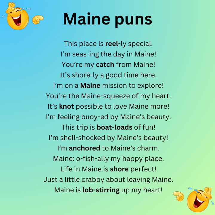 Maine Puns