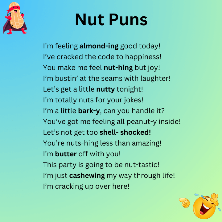 Nut puns one liners