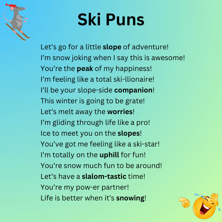 Ski puns