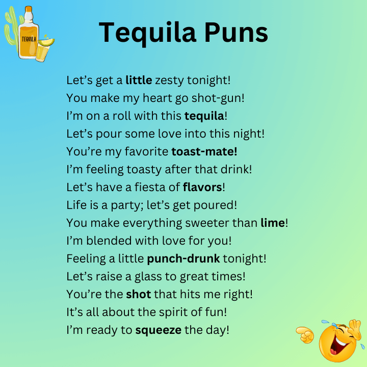 Tequila Puns