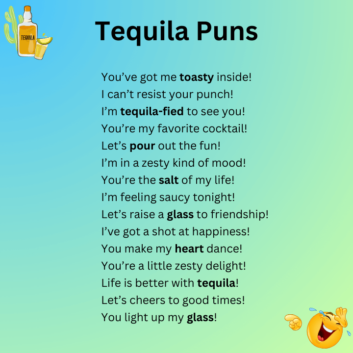 Short tequila puns