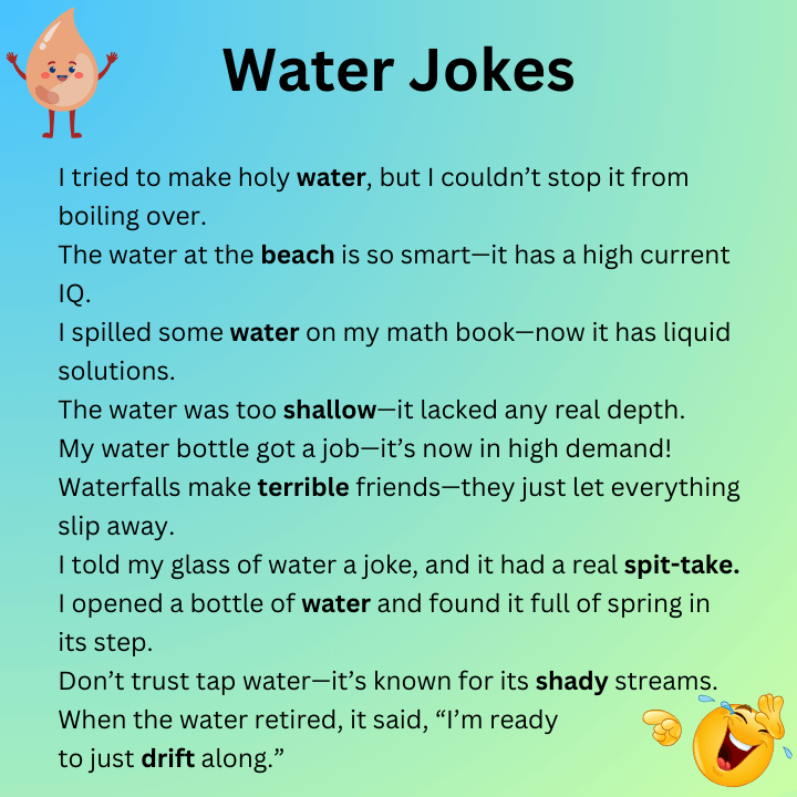 Water Jokes One Liners