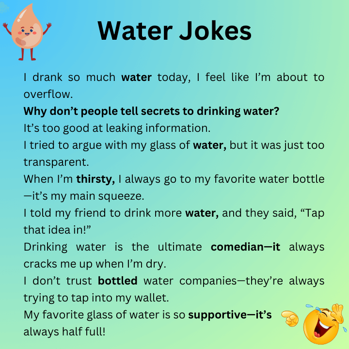 Drinking Water Jokes