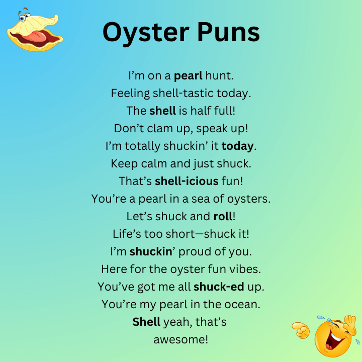 Short Oyster Puns