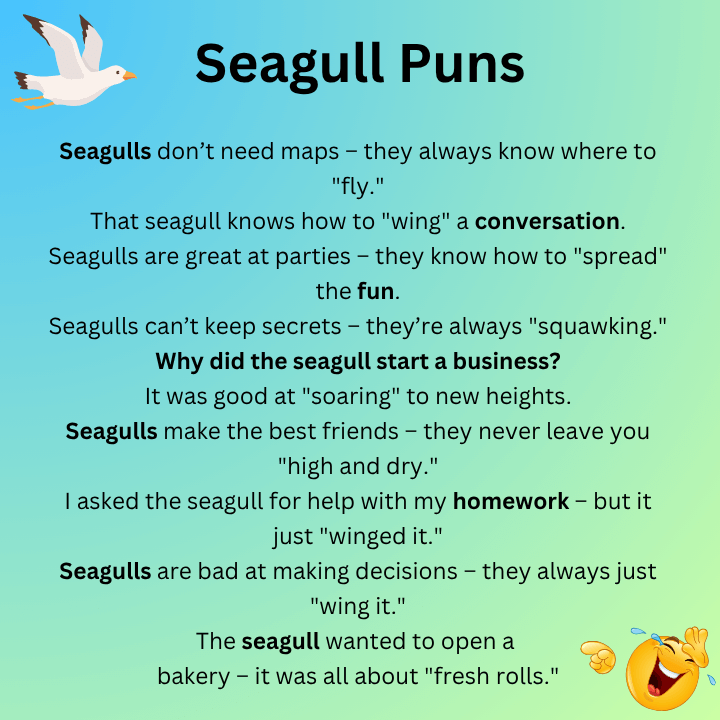 Clever Seagull Puns