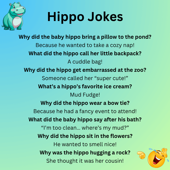 Cute Hippo Jokes