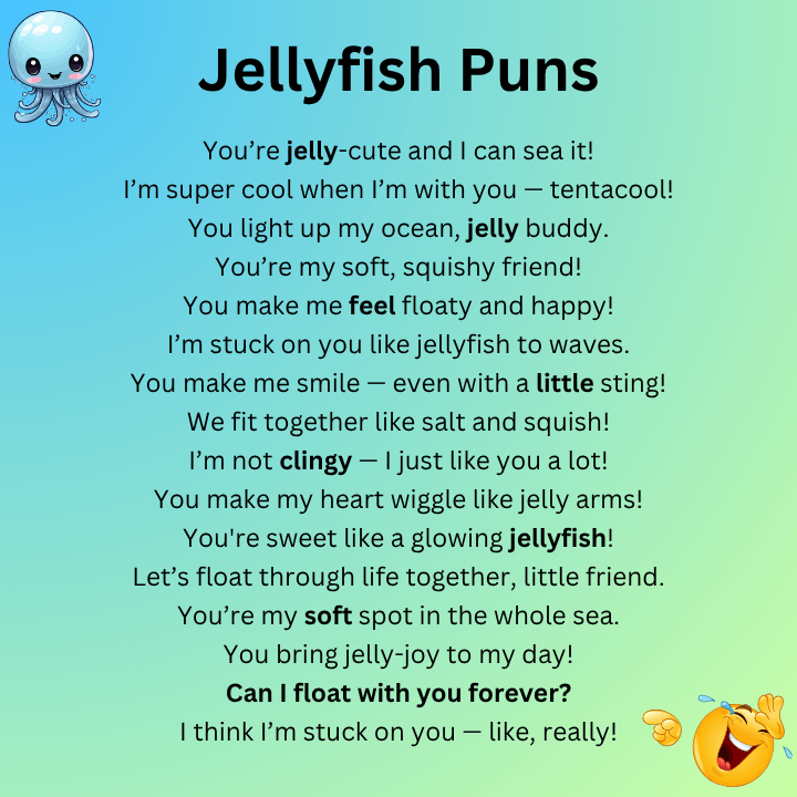 Cute Jellyfish Puns
