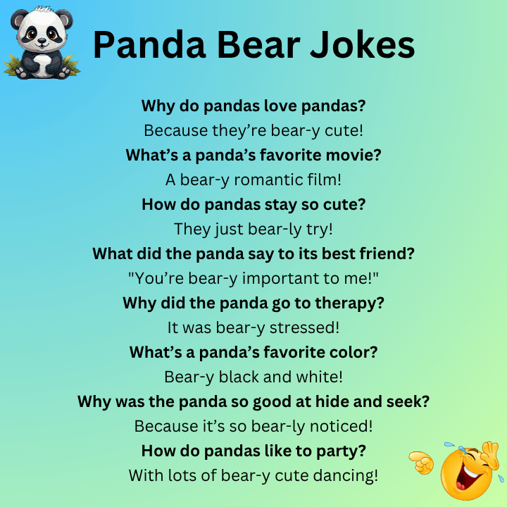Cute Panda Bear Jokes