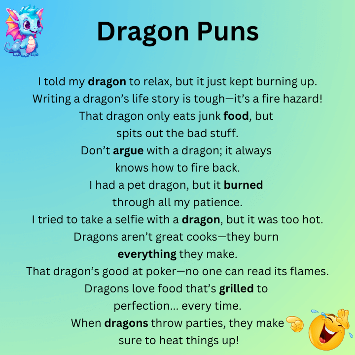 Dragon Puns One Liners