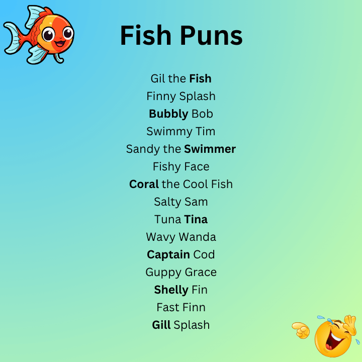 Fish Puns Names