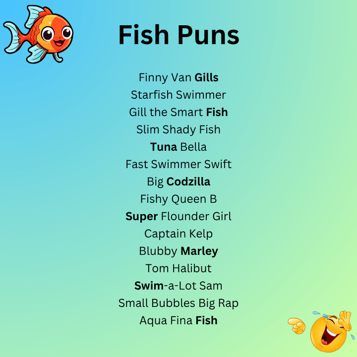 Fish Puns One Liners