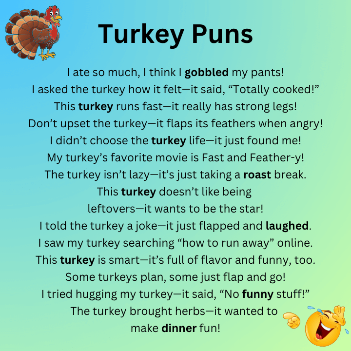 Funny Turkey Puns
