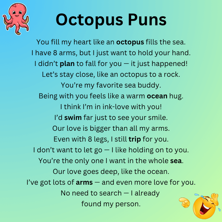 Octopus Puns About Love