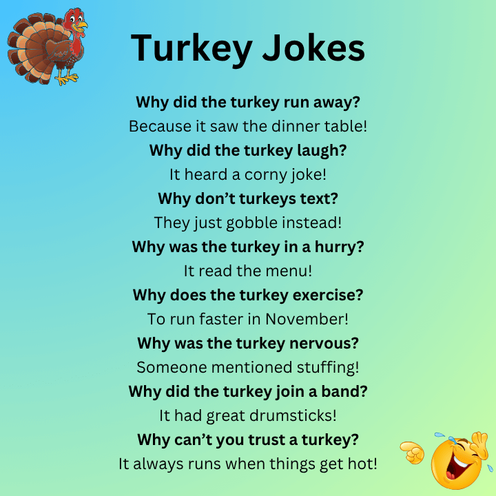 One Liner Turkey Jokes