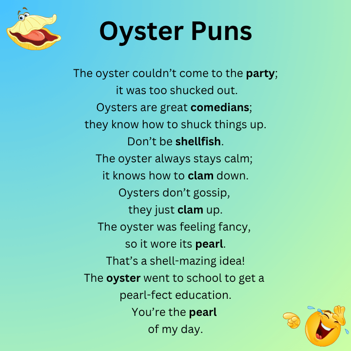 Oyster Jokes One Liners