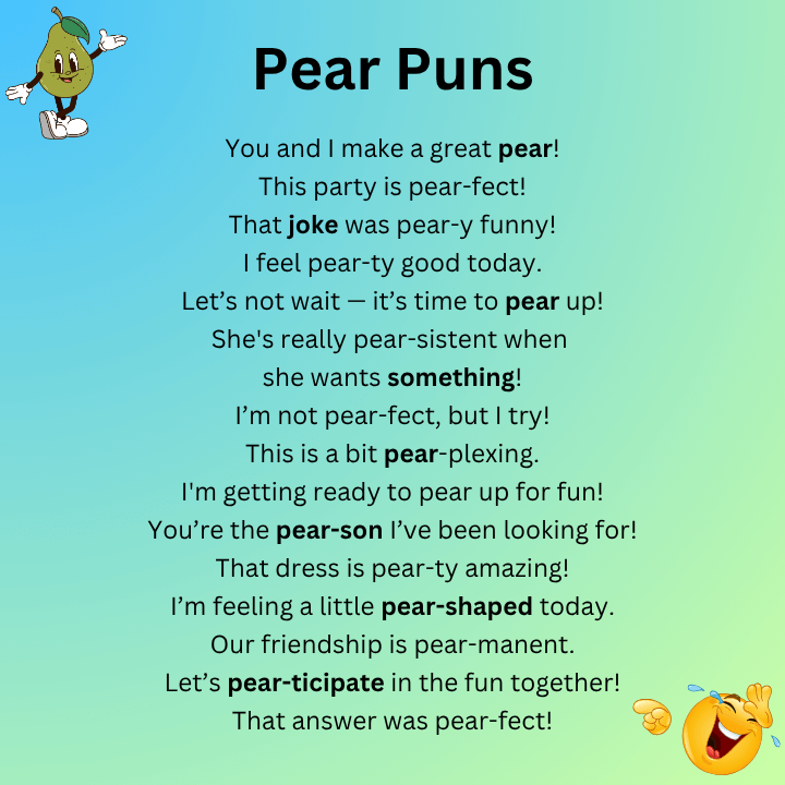 Pear Puns