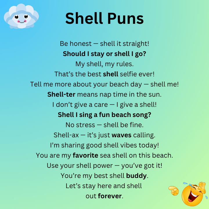 Sea Shell Puns