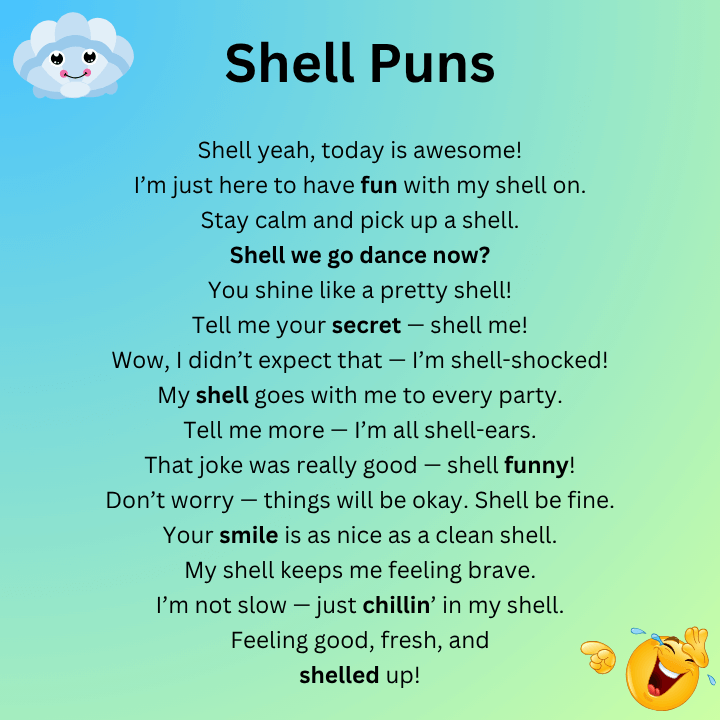 Shell Puns One Liners