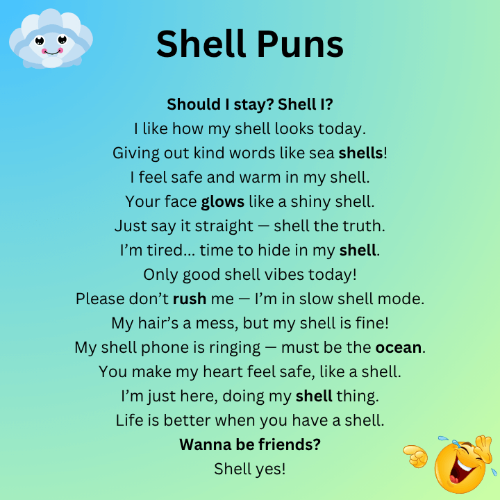 Shell Puns One Liners